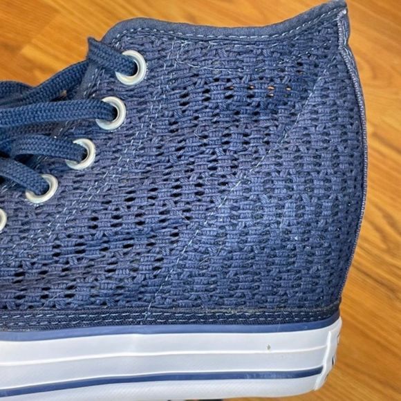 Converse Blue High-Top Sneakers - Picture 12 of 12